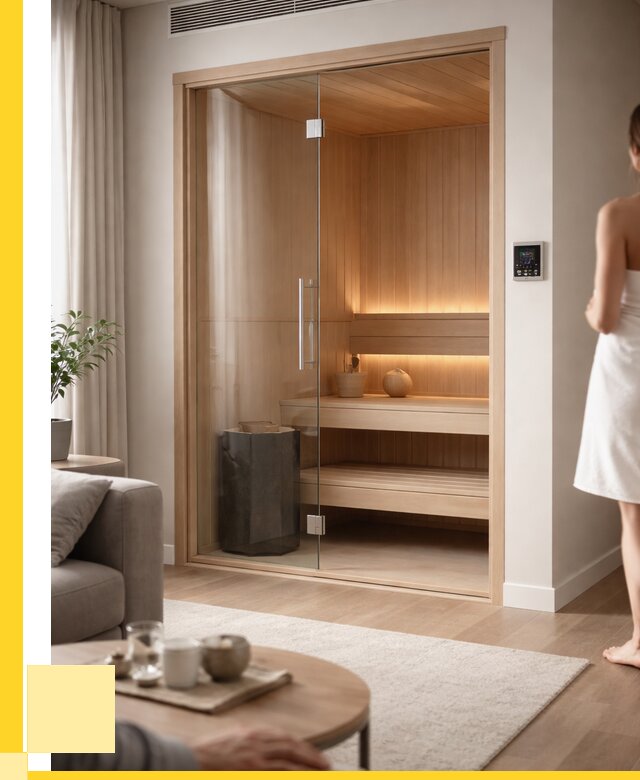 Сауна в квартире под ключ в Калининграде от 121416 р. ЭриданКлн