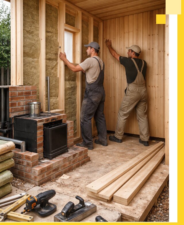 Строительство и установка дачных саун под ключ в Калининграде