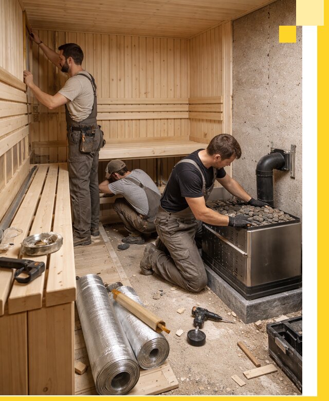 Индивидуальные сауны на заказ в Калининграде под ключ, проект и монтаж