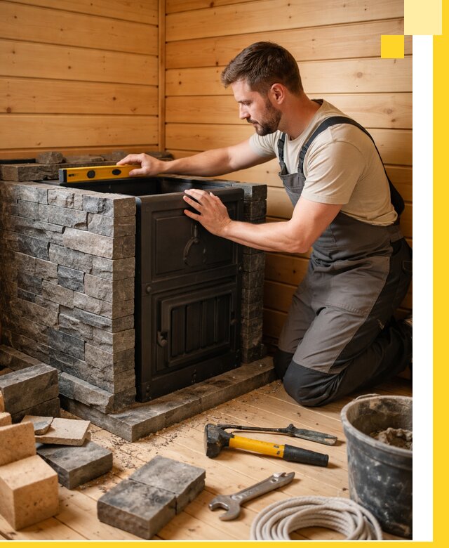 Производство и установка печей для саун под ключ в Калининграде