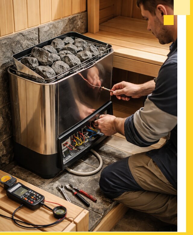 Продажа и установка электрокаменок для саун в Калининграде