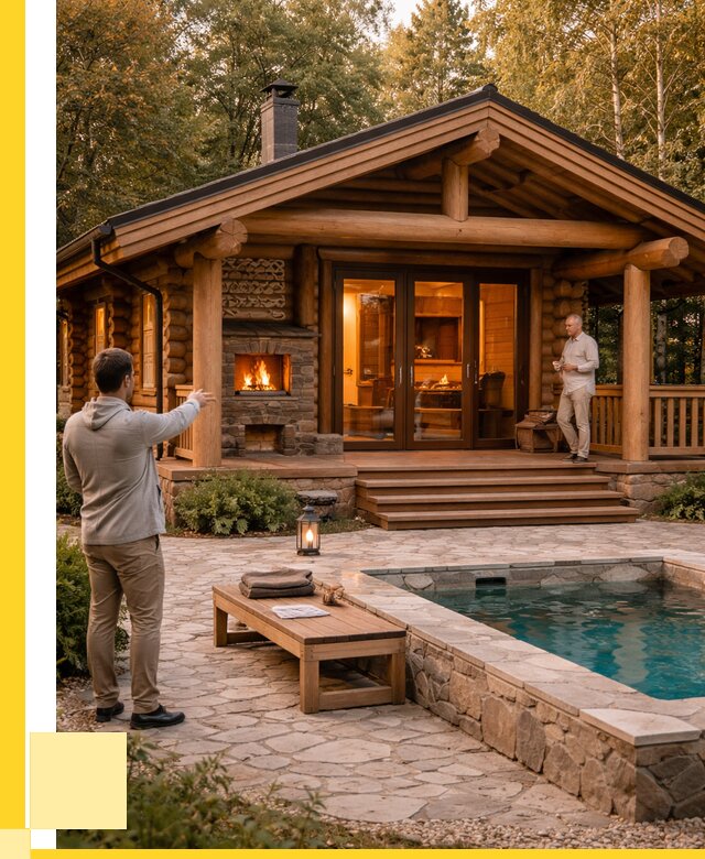 Проекты бань и хамам в Калининграде от 25295 р. | ЭриданКлн