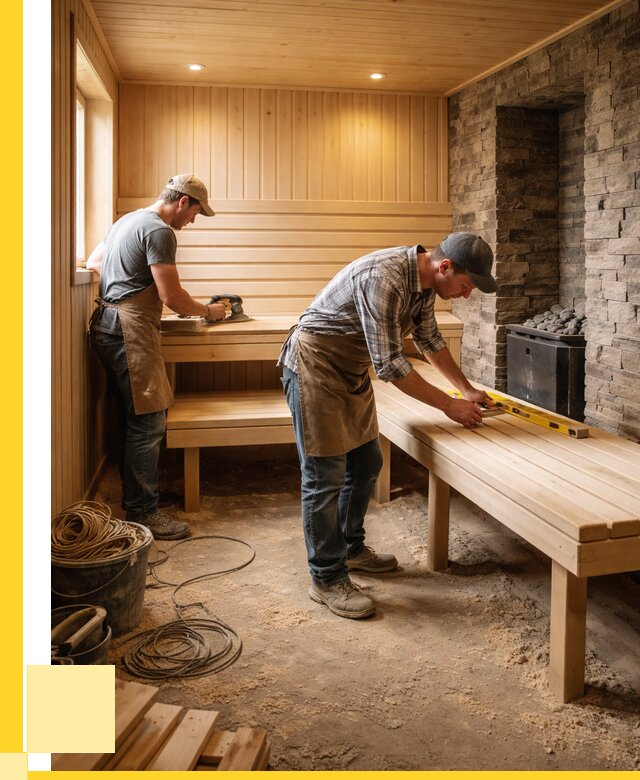 Отделка бани в Калининграде: внутренняя отделка от 3035 р. | ЭриданКлн