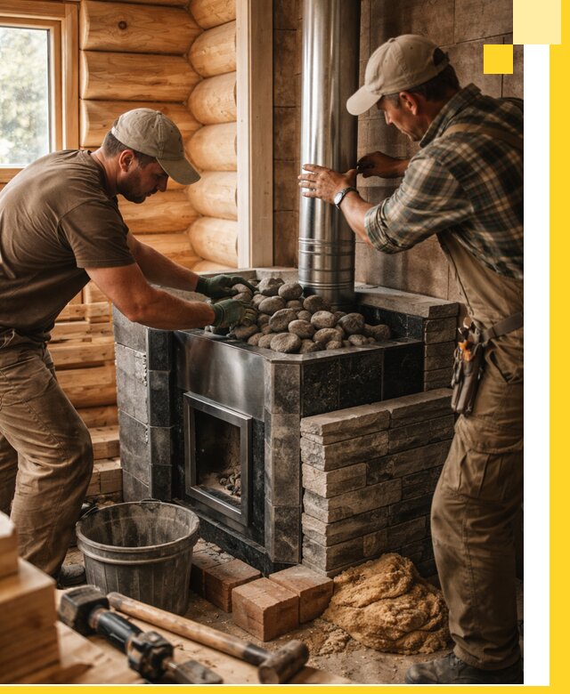 Строительство и отделка русских бань под ключ в Калининграде