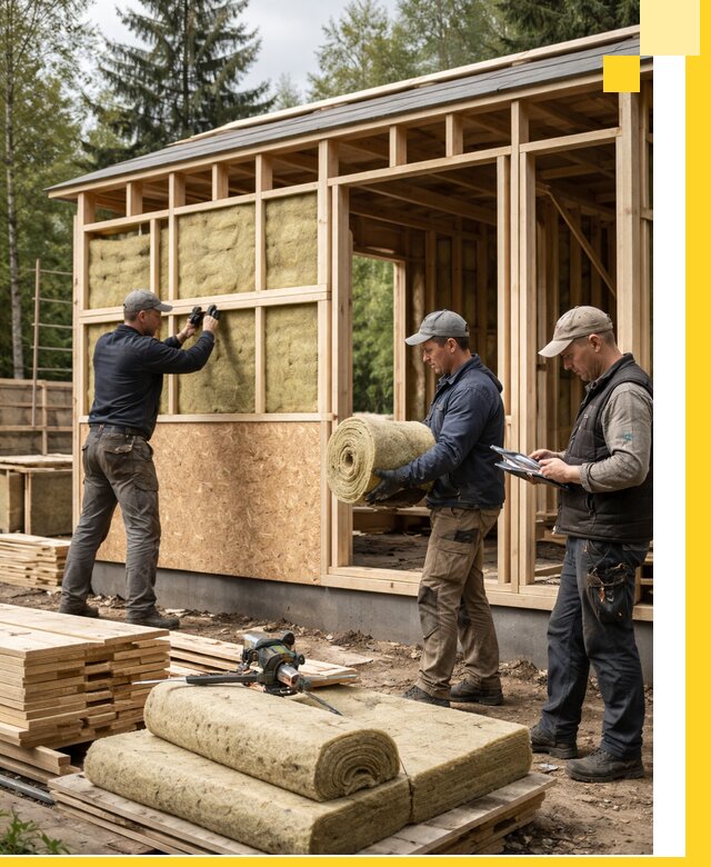 Проектирование и строительство каркасных бань в Калининграде под ключ