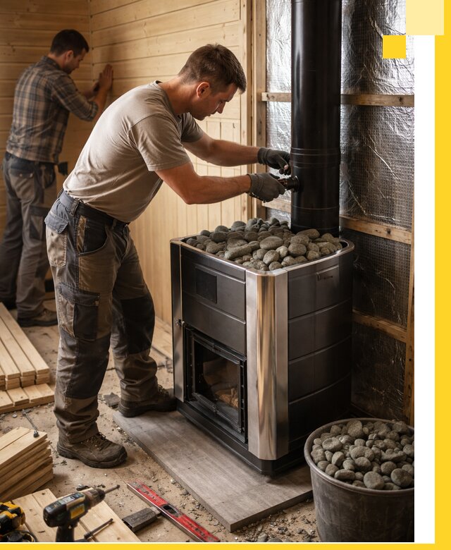 Проектирование и строительство парилок для бани в Калининграде под ключ