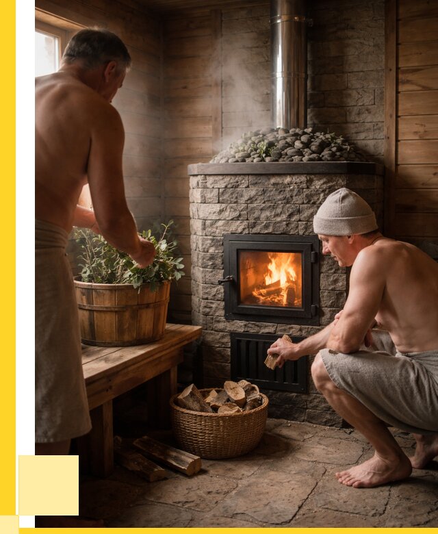 Банные печи под ключ в Калининграде от 45531 р. | ЭриданКлн кирпичная