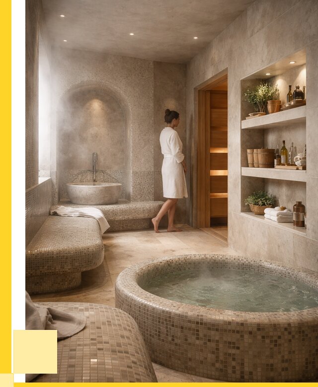 Строительство бани с хамамом в Калининграде от 758850 р. | ЭриданКлн