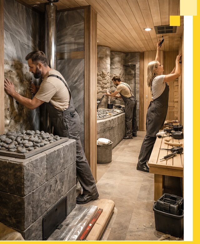 Строительство бань и SPA процедур в Калининграде под ключ и отделкой