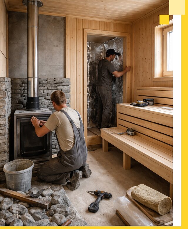 Строительство и изготовление бань под ключ в Калининграде