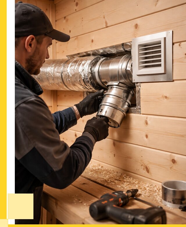 Монтаж вентиляции бани в Калининграде от 12142 р. | ЭриданКлн