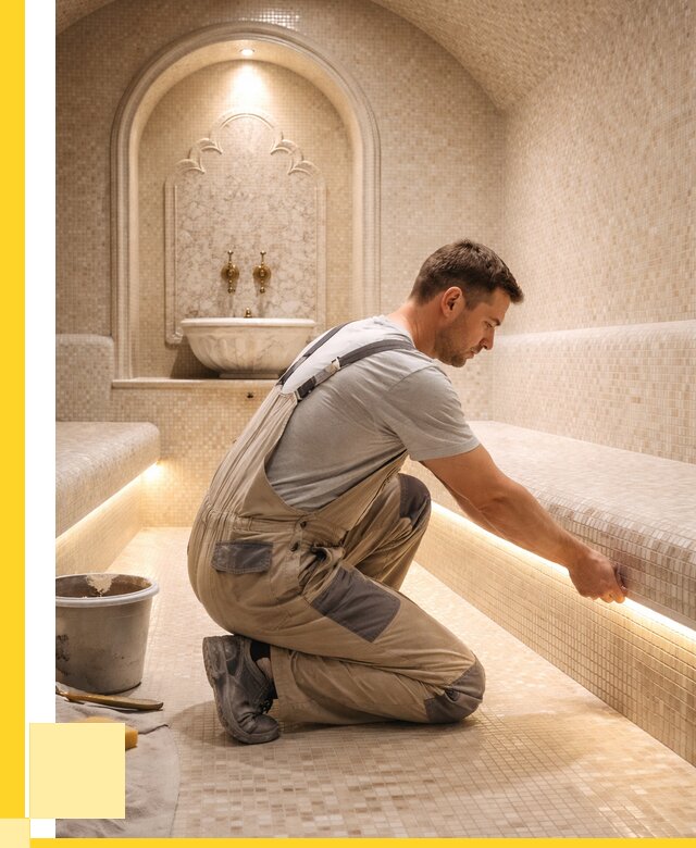 Отделка хамамов под ключ в Калининграде от 5565 р. | ЭриданКлн