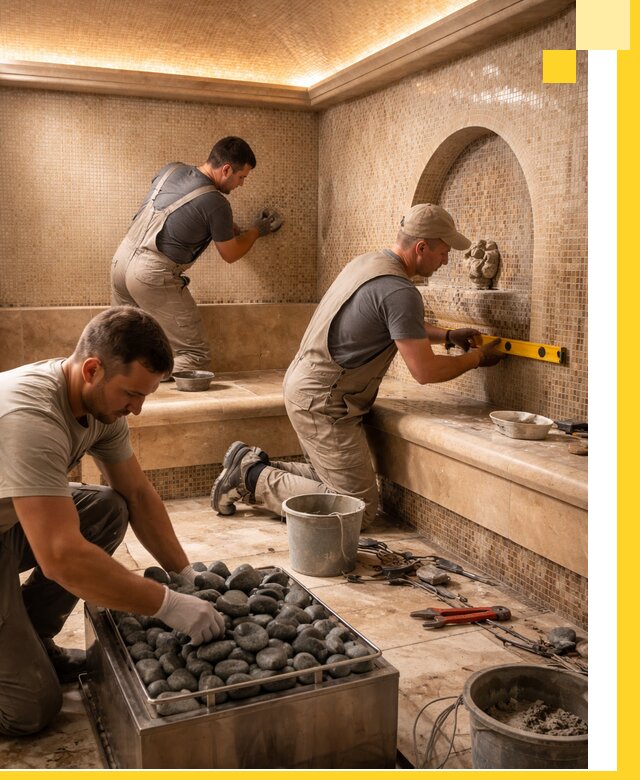 Проектирование и строительство хамама и сауны в Калининграде