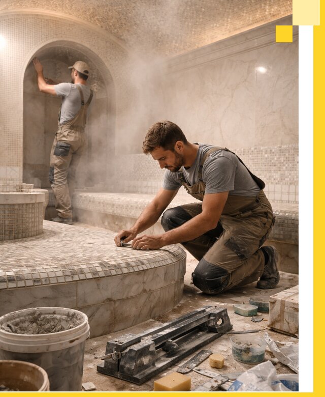 Профессиональный дизайн хамама и SPA под ключ в Калининграде