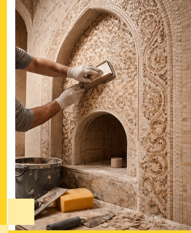 Мозаика для хамама в Калининграде под ключ от 5059 р. | ЭриданКлн